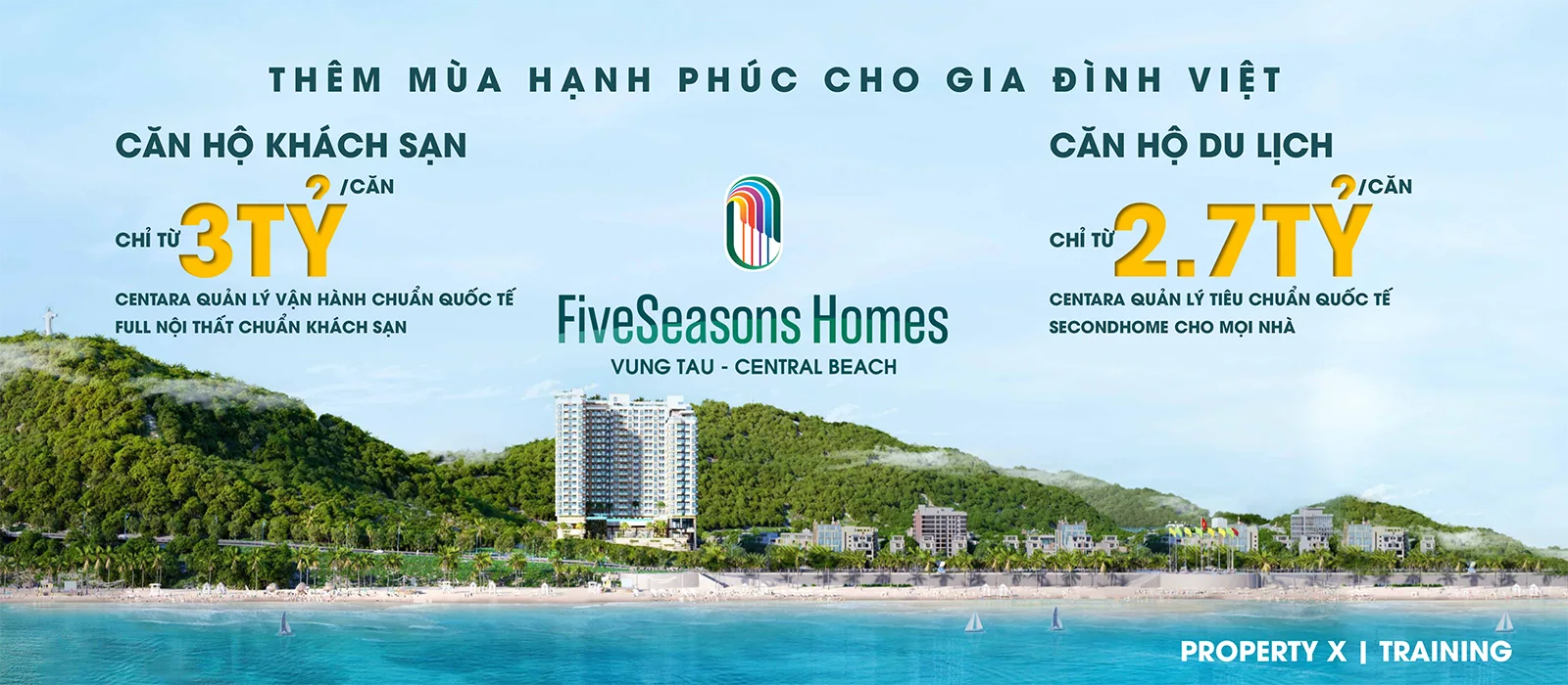FiveSeasons Homes Vung Tau – Central Beach (Dự án Đồi Dừa)